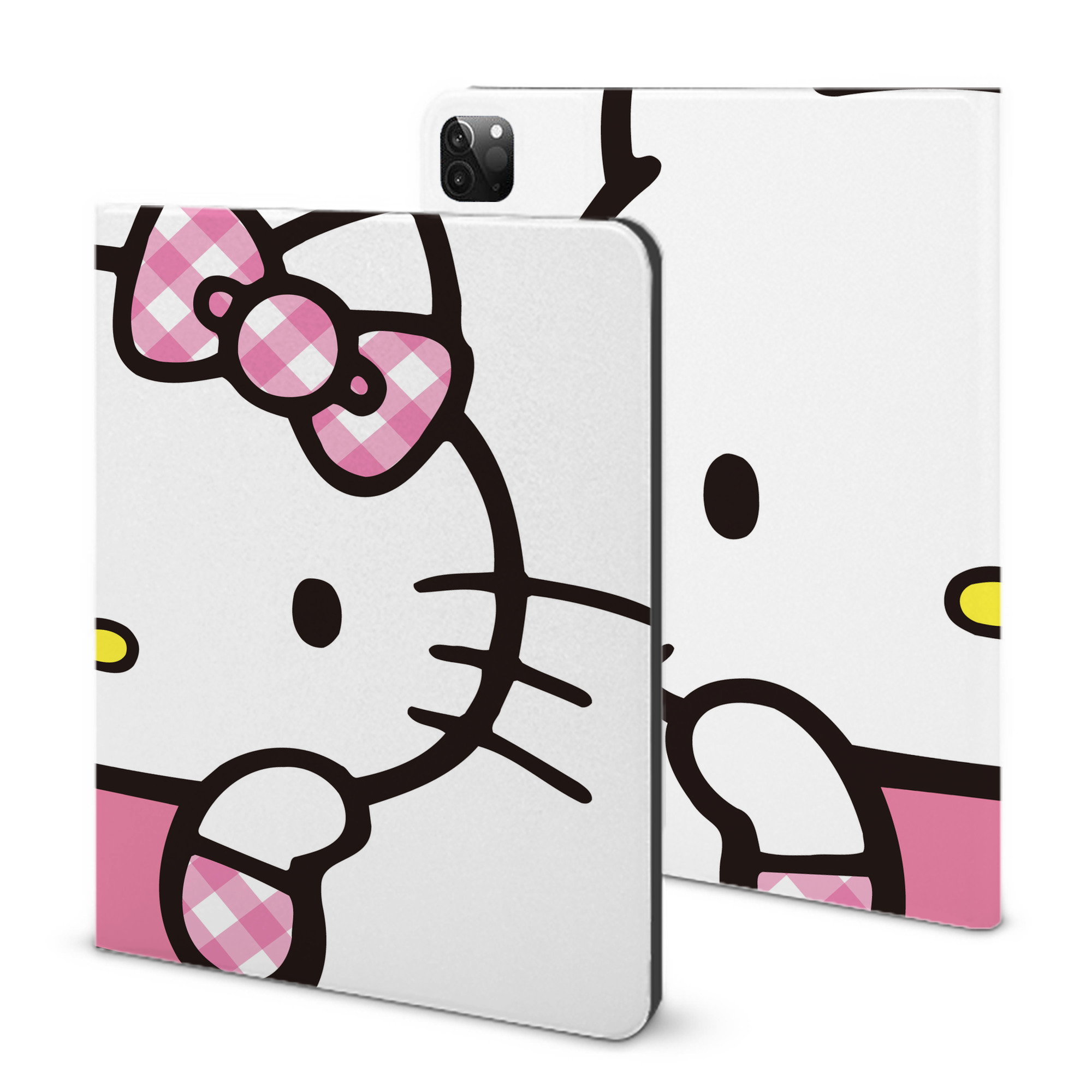 （画像用） Hello Kitty ハローキティ IPadケース ペンホルダー付き ブックスタイルデザイン